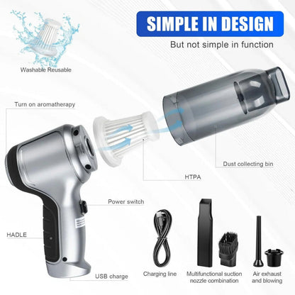 DustZero™ | High Suction Portable Vacuum