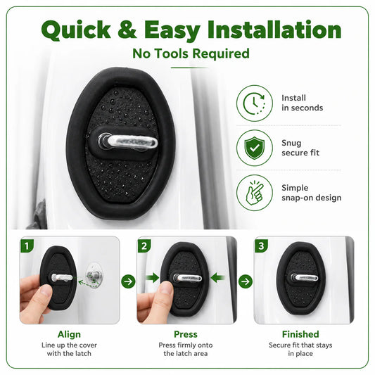 Car Door Noise Reducer & Buffer Pads (Pack of 4)