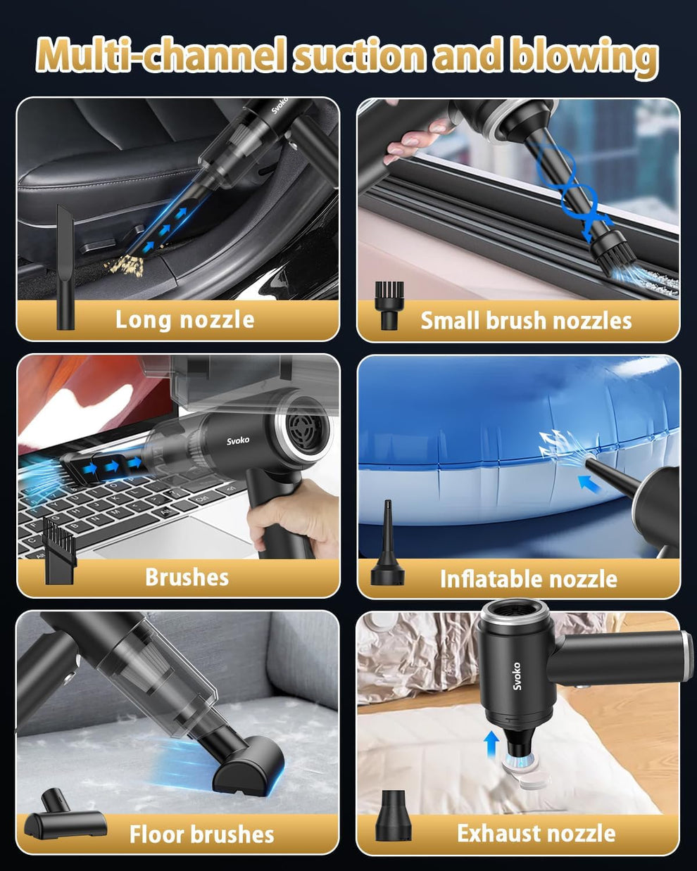 DustZero™ | High Suction Portable Vacuum